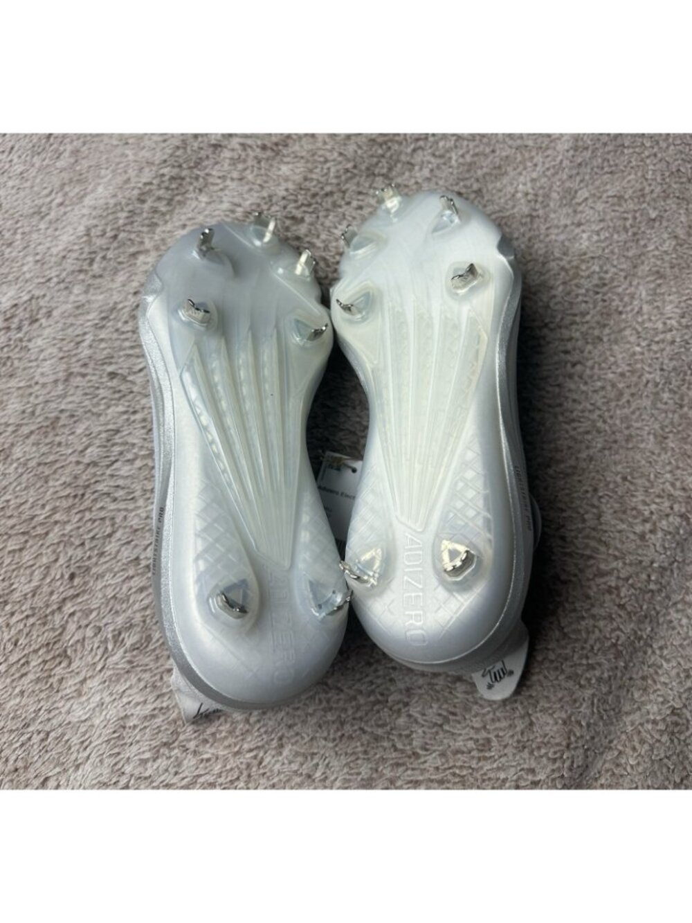 Adidas Adizero Electric+ Silver Speed Pack Metal Baseball Cleat JS2994 SZ 7 NWOB - Picture 8 of 15